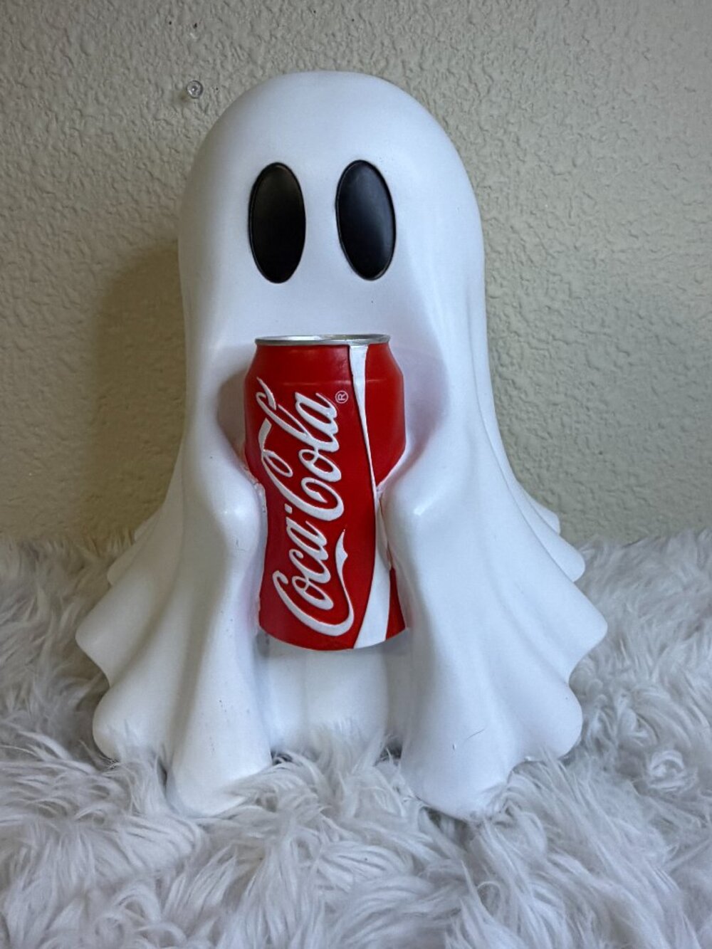 Viral Coca-Cola Ghost Figurine Halloween Coke Can Spooky Decor 11"
